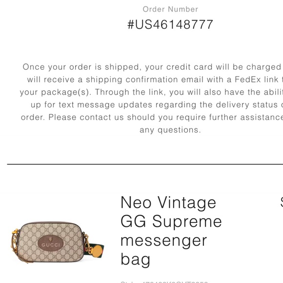 Gucci Neo Vintage Crossbody Bag - Picture 6 of 6